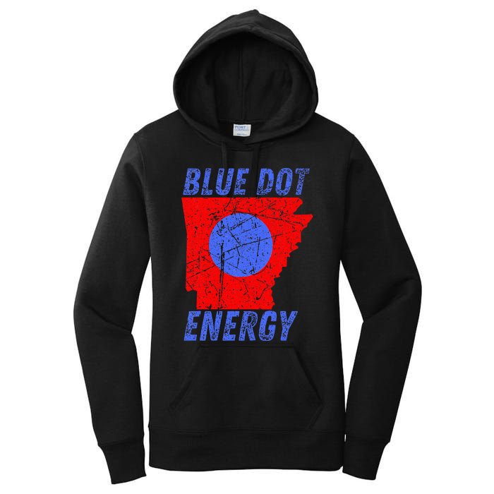 Blue Dot In A Red State Nebraska Vote Kamala Women's Pullover Hoodie