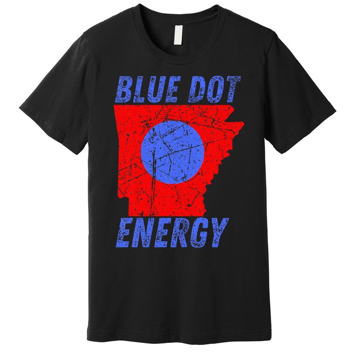 Blue Dot In A Red State Nebraska Vote Kamala Premium T-Shirt