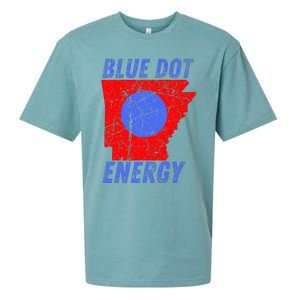 Blue Dot In A Red State Nebraska Vote Kamala Sueded Cloud Jersey T-Shirt