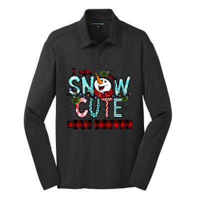 Bus Driver I Am Snow Cute Gift Silk Touch Performance Long Sleeve Polo