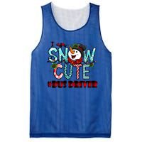 Bus Driver I Am Snow Cute Gift Mesh Reversible Basketball Jersey Tank