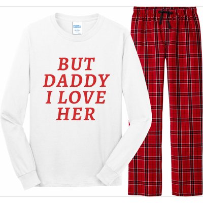 But Daddy I Love Her Pride Lgbt Queer Bisexual Pansexual Long Sleeve Pajama Set