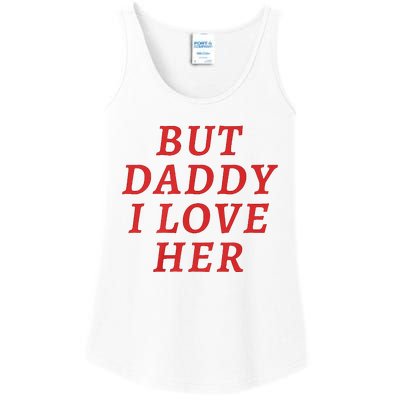 But Daddy I Love Her Pride Lgbt Queer Bisexual Pansexual Ladies Essential Tank