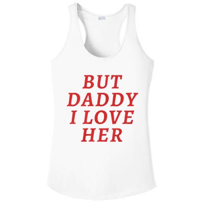 But Daddy I Love Her Pride Lgbt Queer Bisexual Pansexual Ladies PosiCharge Competitor Racerback Tank