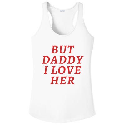 But Daddy I Love Her Pride Lgbt Queer Bisexual Pansexual Ladies PosiCharge Competitor Racerback Tank