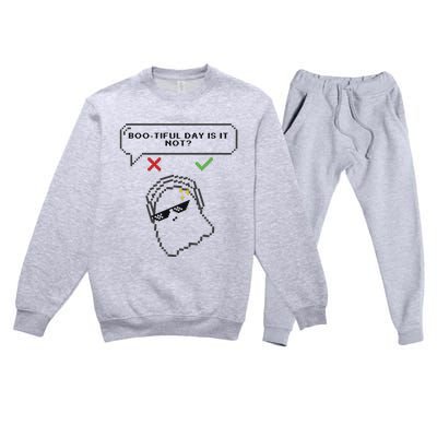 Bootiful Day Is It Not Premium Crewneck Sweatsuit Set