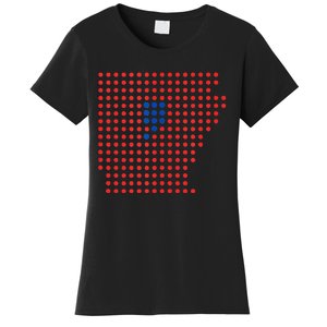 Blue Dot In A Red State Arkansas Vote Kamala Women's T-Shirt