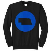 Blue Dot In A Red State Nebraska Vote Kamala Harris Walz Tall Sweatshirt