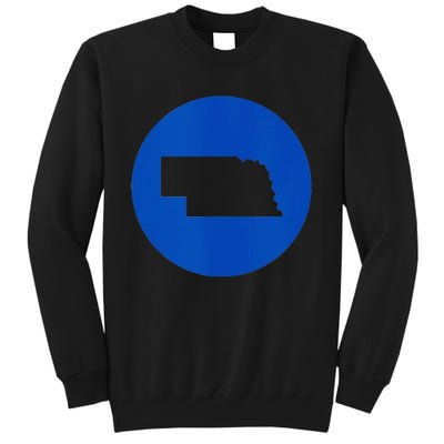 Blue Dot In A Red State Nebraska Vote Kamala Harris Walz Tall Sweatshirt