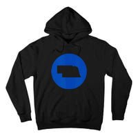 Blue Dot In A Red State Nebraska Vote Kamala Harris Walz Tall Hoodie