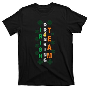 Beer Drunk Irish Drinking Team Clover Saint Patricks Day T-Shirt