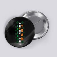 Beer Drunk Irish Drinking Team Clover Saint Patricks Day Button