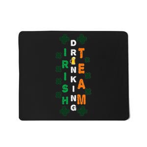 Beer Drunk Irish Drinking Team Clover Saint Patricks Day Mousepad