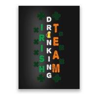 Beer Drunk Irish Drinking Team Clover Saint Patricks Day Poster