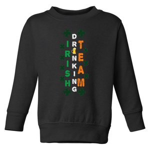 Beer Drunk Irish Drinking Team Clover Saint Patricks Day Toddler Sweatshirt