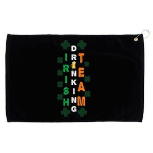 Beer Drunk Irish Drinking Team Clover Saint Patricks Day Grommeted Golf Towel