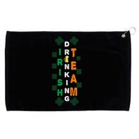 Beer Drunk Irish Drinking Team Clover Saint Patricks Day Grommeted Golf Towel