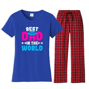 Best Dad In The World Fathers Day Gift Women's Flannel Pajama Set