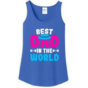 Best Dad In The World Fathers Day Gift Ladies Essential Tank