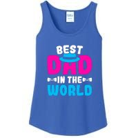 Best Dad In The World Fathers Day Gift Ladies Essential Tank