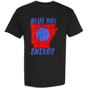 Blue Dot In A Red State Nebraska Vote Kamala Harris Walz Garment-Dyed Heavyweight T-Shirt