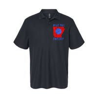 Blue Dot In A Red State Nebraska Vote Kamala Harris Walz Softstyle Adult Sport Polo