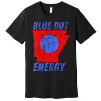 Blue Dot In A Red State Nebraska Vote Kamala Harris Walz Premium T-Shirt