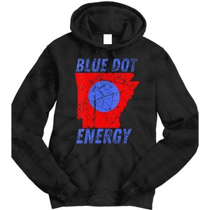 Blue Dot In A Red State Nebraska Vote Kamala Harris Walz Tie Dye Hoodie