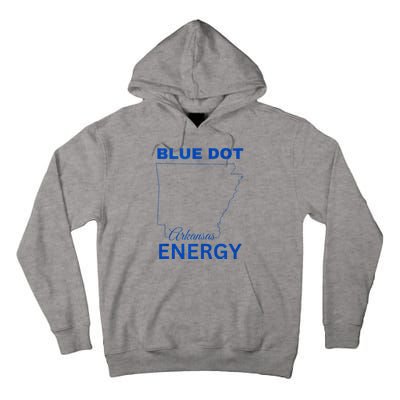 Blue Dot In A Red State Arkansas Vote Kamala Blue Dot Energy Tall Hoodie