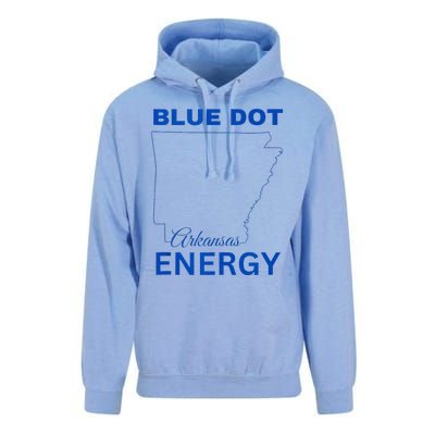 Blue Dot In A Red State Arkansas Vote Kamala Blue Dot Energy Unisex Surf Hoodie