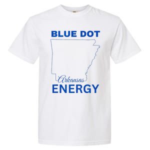 Blue Dot In A Red State Arkansas Vote Kamala Blue Dot Energy Garment-Dyed Heavyweight T-Shirt