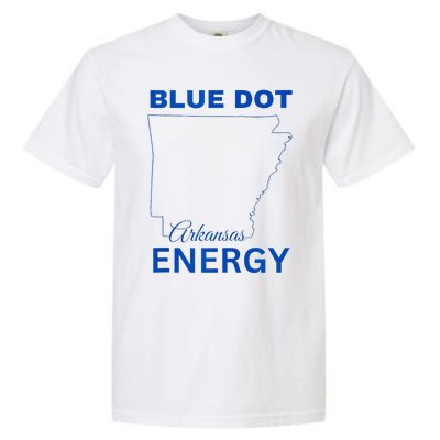 Blue Dot In A Red State Arkansas Vote Kamala Blue Dot Energy Garment-Dyed Heavyweight T-Shirt