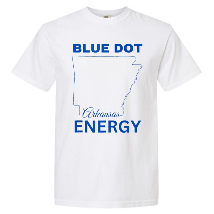 Blue Dot In A Red State Arkansas Vote Kamala Blue Dot Energy Garment-Dyed Heavyweight T-Shirt