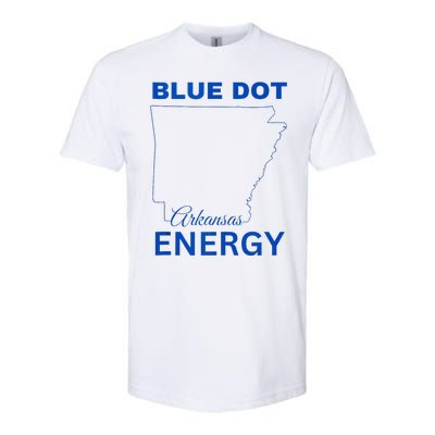 Blue Dot In A Red State Arkansas Vote Kamala Blue Dot Energy Softstyle CVC T-Shirt