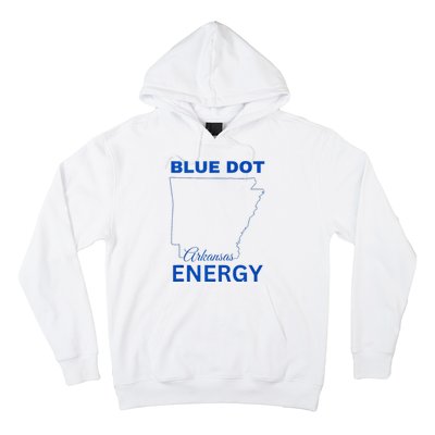 Blue Dot In A Red State Arkansas Vote Kamala Blue Dot Energy Hoodie