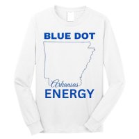 Blue Dot In A Red State Arkansas Vote Kamala Blue Dot Energy Long Sleeve Shirt