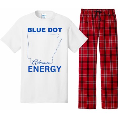 Blue Dot In A Red State Arkansas Vote Kamala Blue Dot Energy Pajama Set