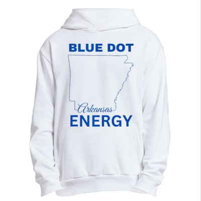 Blue Dot In A Red State Arkansas Vote Kamala Blue Dot Energy Urban Pullover Hoodie