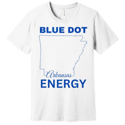 Blue Dot In A Red State Arkansas Vote Kamala Blue Dot Energy Premium T-Shirt