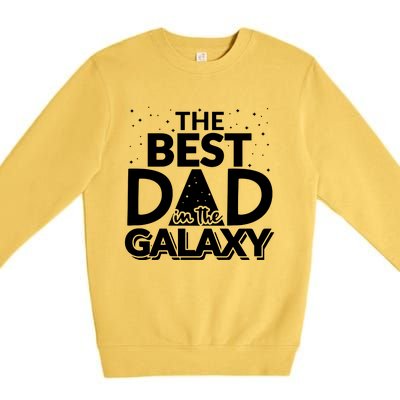 Best Dad In The Galaxy Premium Crewneck Sweatshirt