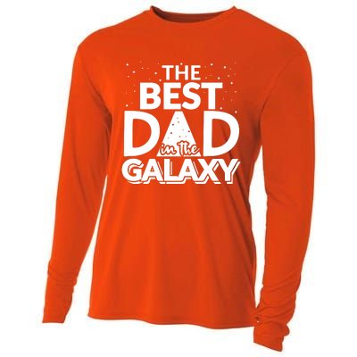 Best Dad In The Galaxy Cooling Performance Long Sleeve Crew