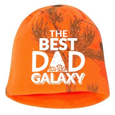 Best Dad In The Galaxy Kati - Camo Knit Beanie