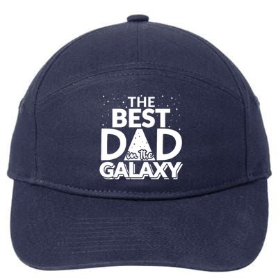 Best Dad In The Galaxy 7-Panel Snapback Hat