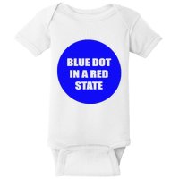 Blue Dot In A Red State Nebraska Vote Kamala Harris Walz Baby Bodysuit