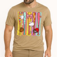 Baseball Dripping Ice Cream Drip Baseball Season Cooling Performance Crew T-Shirt