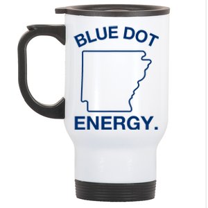 Blue Dot In A Red State Arkansas Vote Kamala Harris Walz 24 Stainless Steel Travel Mug