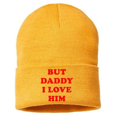 But Daddy I Love Him Sustainable Knit Beanie