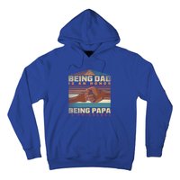 Being Dad Is An Honor Being Papa Is Priceless Black Father Gift Hoodie