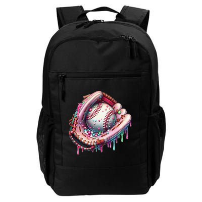 Baseball Drip Ice Cream Sprinkles Baseball Glove Backpack