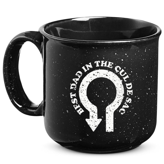 Best Dad In The Cul De Sac Bad Dad Jokes & Puns 15oz Campfire Ceramic Mug
